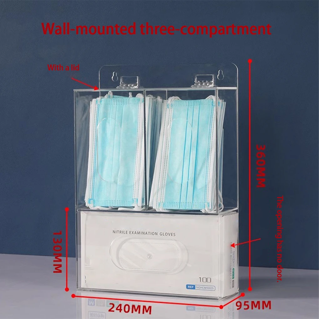 3 Grids Acrylic Glove Holder T - огляд і ціна Medical Gloves