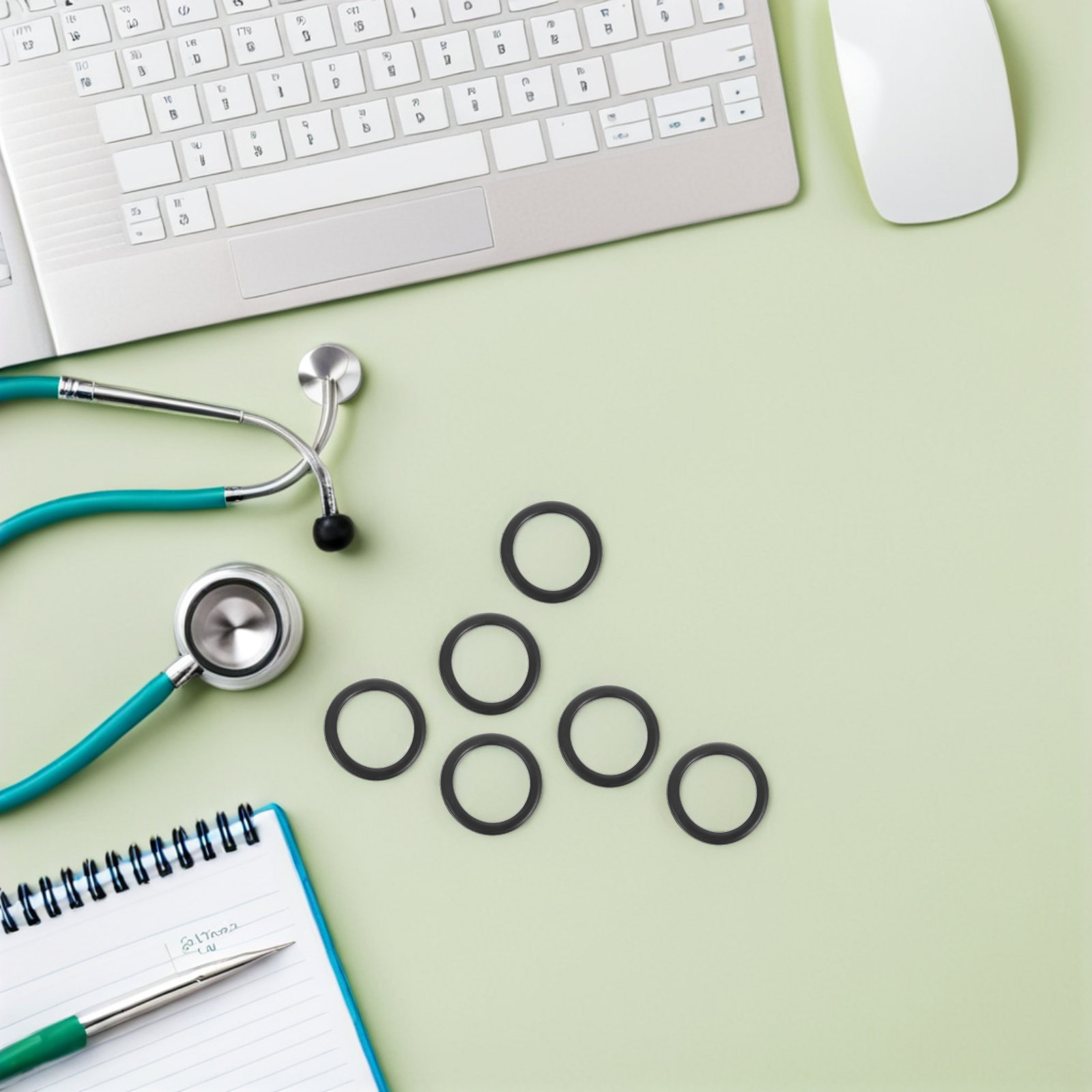 10Pcs Stethoscope Diaphragm Re - огляд і ціна Stethoscope