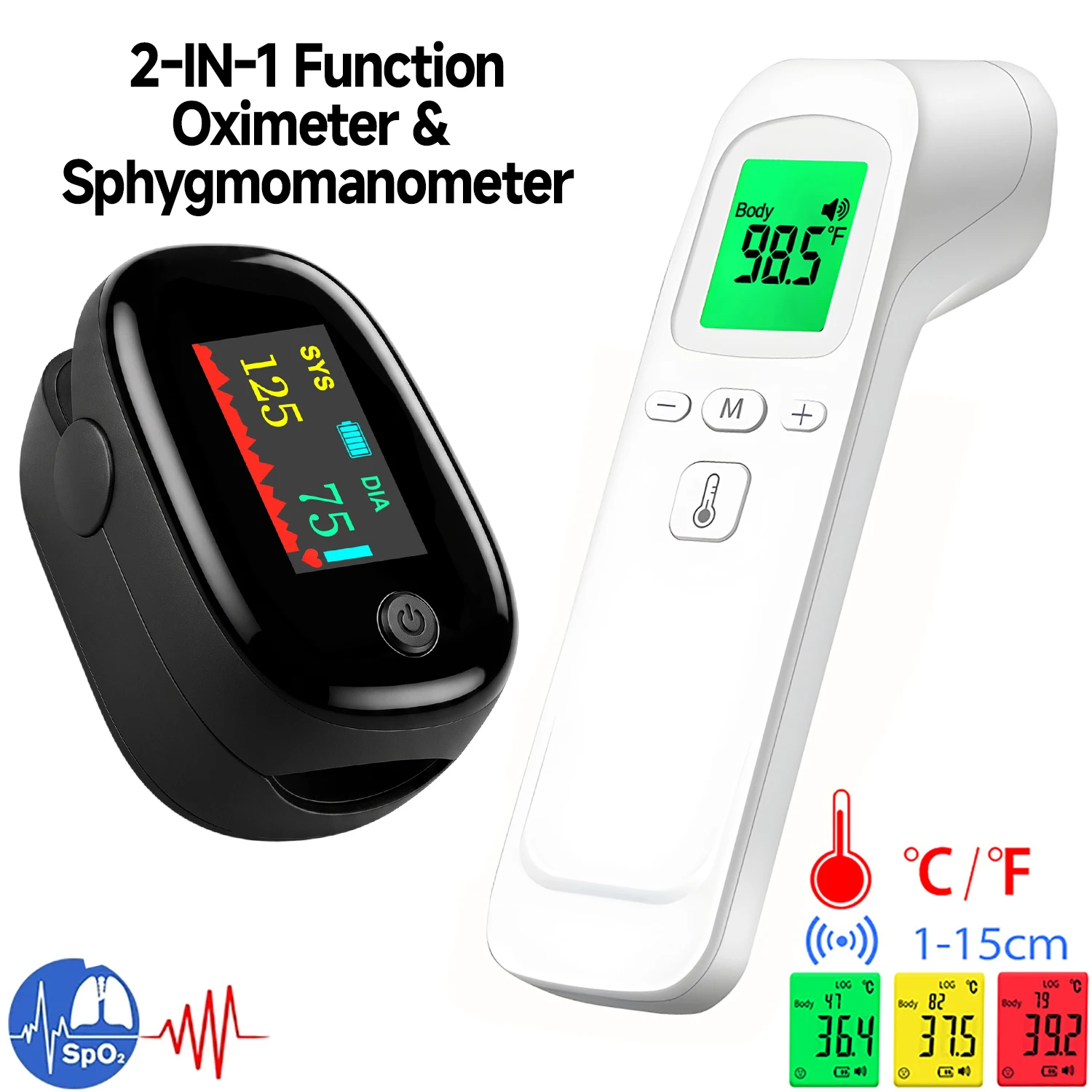 Body IR Thermometer Non-contac - огляд і ціна Pulse Oximeter