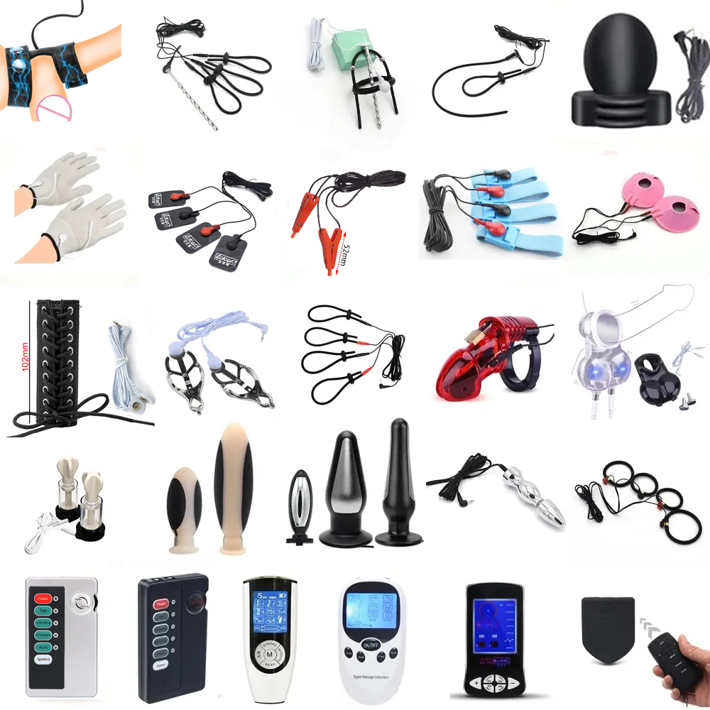 Electro E-stim Toy Massage Sti - огляд і ціна Medical Gloves