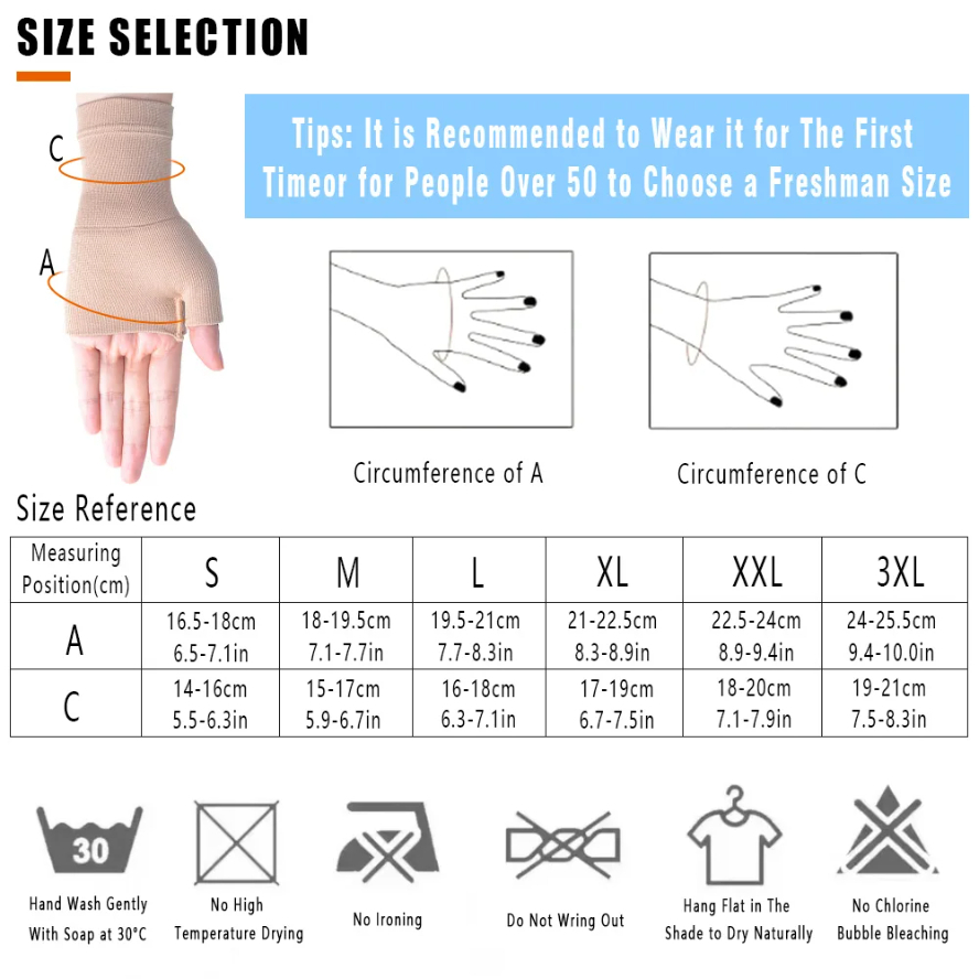 2pcs/Pair Medical Compression  - огляд і ціна Medical Gloves