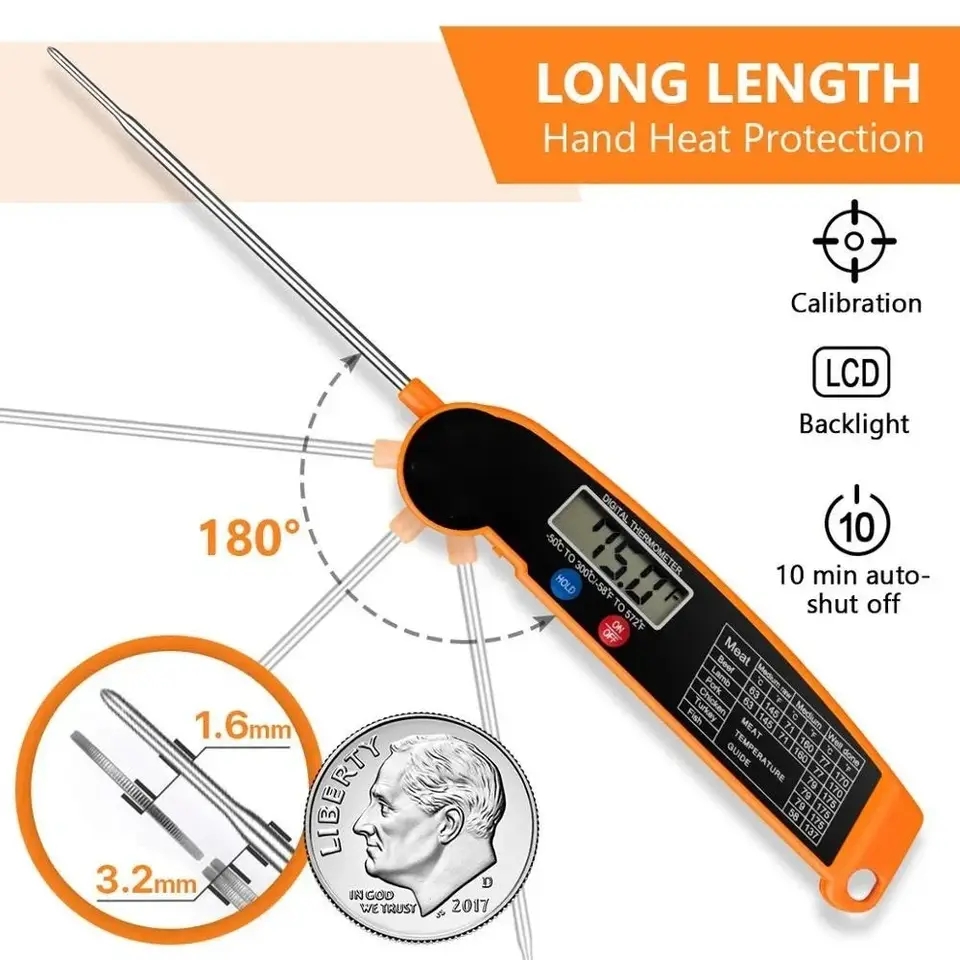 Waterproof Digital Kitchen Foo - огляд і ціна Thermometer Digital